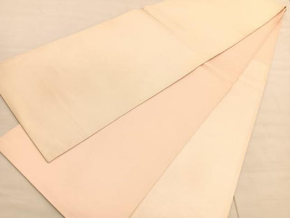 平和屋着物◎六通柄袋帯 霞文 銀糸 正絹 逸品 BAAV3699hv