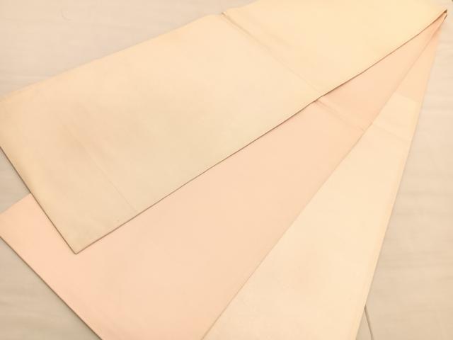 平和屋着物◎六通柄袋帯 霞文 銀糸 正絹 逸品 BAAV3699hv