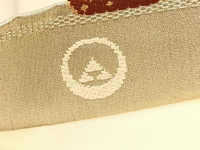 平和屋着物◎六通柄袋帯 唐織 宴 立涌有職花文 金銀糸 鈴乃屋扱い 正絹 逸品 BAAV3783hv
