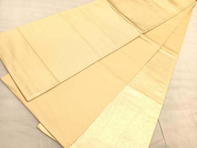 平和屋着物◎六通柄袋帯　霞文　引箔　正絹　逸品　BAAV3999hv