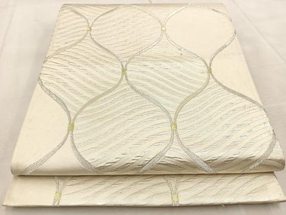 平和屋着物◎六通柄袋帯　立涌文様　大宮錦　金銀糸　正絹　逸品　BAAV4025yc