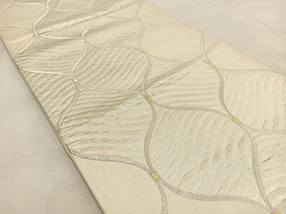 平和屋着物◎六通柄袋帯　立涌文様　大宮錦　金銀糸　正絹　逸品　BAAV4025yc