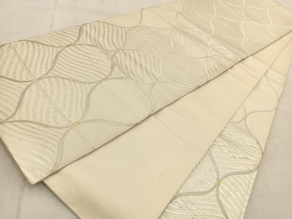 平和屋着物◎六通柄袋帯　立涌文様　大宮錦　金銀糸　正絹　逸品　BAAV4025yc