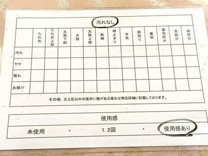 平和屋着物◎六通柄袋帯 重ね山文 金銀糸 引箔 正絹 逸品 BAAV4229yc