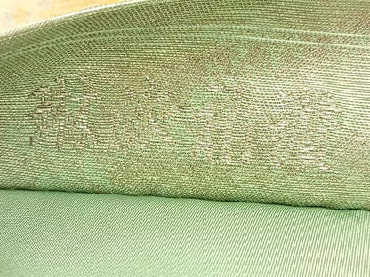 平和屋着物◎六通柄袋帯 唐織 琳派礼讚 宗達色紙散文 金銀糸 引箔 証紙付き 正絹 逸品 BAAV4443yc