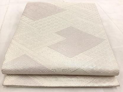 平和屋着物◎佐賀錦　全通柄袋帯　有職文　銀糸　正絹　逸品　BAAV4484yc