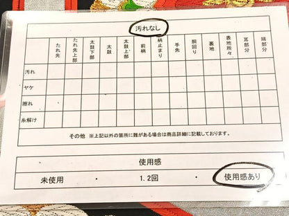 平和屋着物◎六通柄袋帯　唐織　亀甲正倉院花文　金銀糸　正絹　逸品　BAAV4602yc