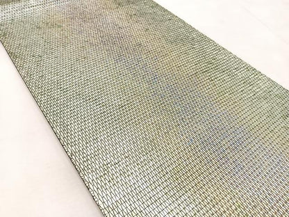 平和屋着物◎六通柄袋帯 霞文 金銀彩 正絹 逸品 BAAV4619yc