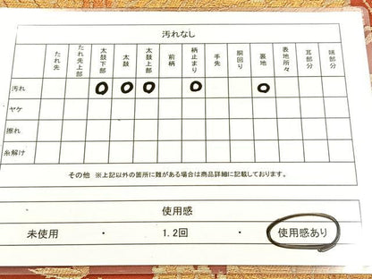 平和屋着物◎六通柄袋帯 松竹文 金糸 BAAV4748yc