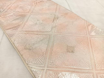 平和屋着物◎西陣　六通柄袋帯　花菱文　証紙付き　正絹　逸品　BAAV4886yc