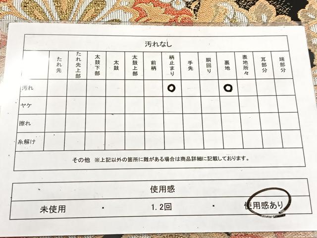 平和屋着物◎六通柄　本袋帯　更紗花菱文　黒地　金糸　BAAV4894yc