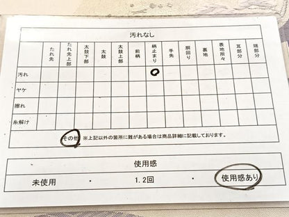 平和屋着物◎六通柄袋帯　唐織　扇面草花文　銀糸　正絹　逸品　BAAV4908yc