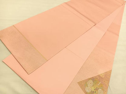 平和屋着物◎太鼓柄 本袋帯 螺鈿 花丸文 金彩 正絹 逸品 未使用 BAAV5021hv