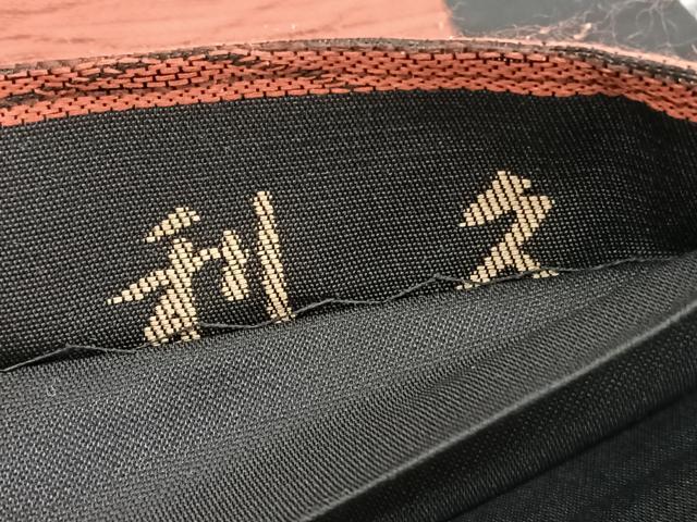 平和屋着物◎六通柄袋帯 よろけ縞 正絹 逸品 BAAV5225hv