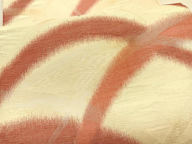 平和屋着物＊夏物 六通柄袋帯 芝草文 金銀糸 正絹 逸品 BAAV5362hv