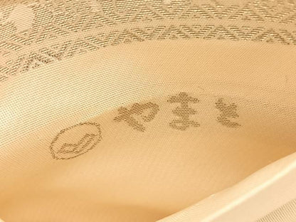 平和屋着物◎六通柄袋帯　蜀甲鏡裏　銀糸　やまとオリジナル　正絹　逸品　BAAV5418hv