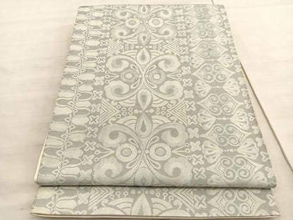 平和屋着物◎六通柄袋帯　飾花文　正絹　逸品　BAAV5837hv
