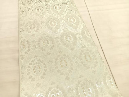 平和屋着物◎六通柄　本袋帯　立涌花文　金銀糸　正絹　逸品　BAAV5843hv