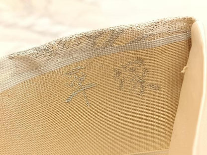 平和屋着物◎六通柄袋帯 東海道五十三次 平塚 金銀糸 正絹 逸品 BAAV5984hv