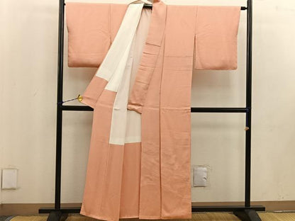 平和屋着物■豪華色留袖 刺繍 立波文 深支子色 正絹 逸品 BAAV6174mz