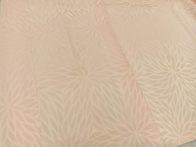 平和屋着物■長襦袢　袷　菊　洗柿色　正絹　逸品　BAAV6280mz