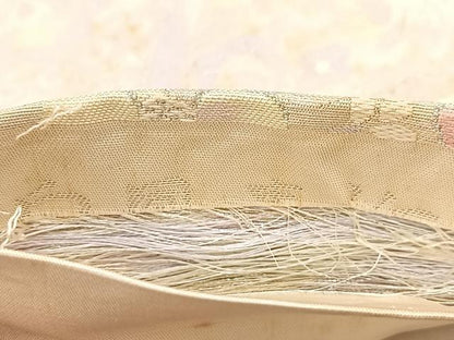 平和屋着物◎六通柄袋帯　唐織　白鳳青海　銀糸　正絹　逸品　BAAV6431yc
