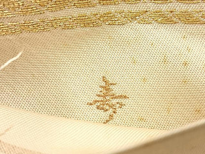 平和屋着物◎六通柄　本袋帯　御物更紗　金銀糸　正絹　逸品　BAAV6579yc