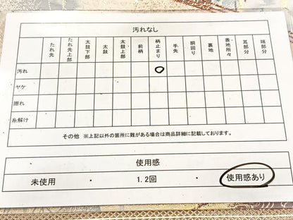 平和屋着物◎六通柄袋帯　唐織　寿鶴山水文　金銀糸　正絹　逸品　BAAV6618yc