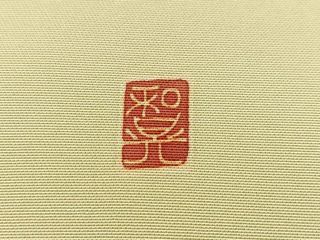 平和屋着物●本加賀友禅作家　庄田和晃　塩瀬　九寸名古屋帯　友禅　トキ　若菜色　正絹　逸品　BAAV6660yc