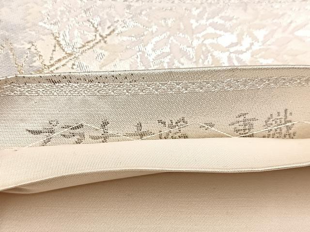 平和屋着物◎六通柄袋帯　京乃里金閣　プラチナ箔二重織　正絹　逸品　BAAV6685yc