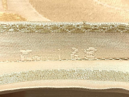 平和屋着物◎六通柄袋帯 枝梅文 金銀糸 正絹 逸品 BAAV6706yc