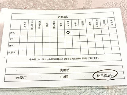 平和屋着物◎西陣 平井織物謹製 たつなみ工芸 六通柄袋帯 孔雀牡丹文 銀糸 証紙付き 正絹 逸品 BAAV6778yc