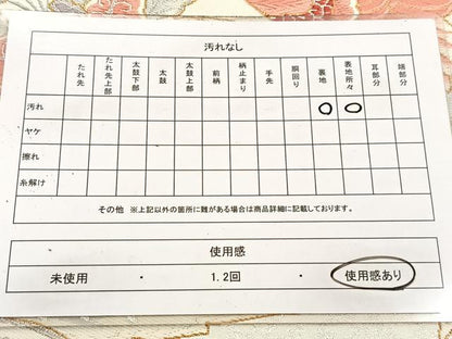 平和屋着物◎太鼓柄袋帯　鳳凰更紗　銀糸　正絹　逸品　BAAV6830yc