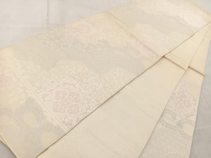 平和屋着物◎六通柄　本袋帯　唐織　道長華文様　正絹　逸品　BAAV6882yc