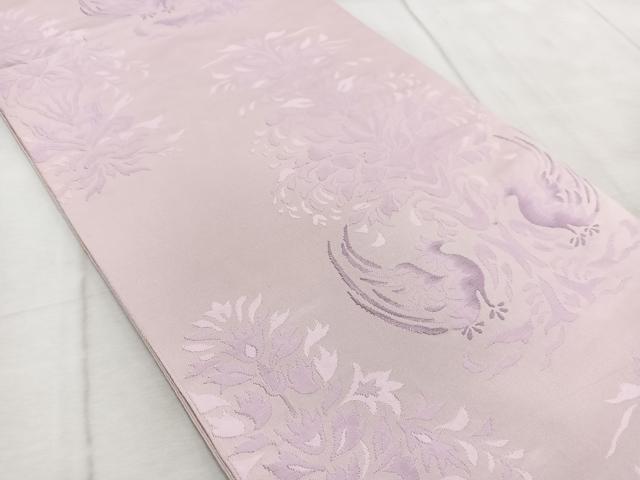平和屋着物◎六通柄 本袋帯 天平唐文 正絹 逸品 BAAV6916yc