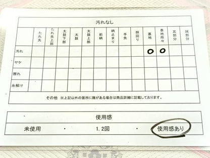 平和屋着物◎西陣　六通柄袋帯　唐織　プラチナ本銀二重織　抄琴錦　菱天井花松文　正絹　逸品　BAAV6930yc
