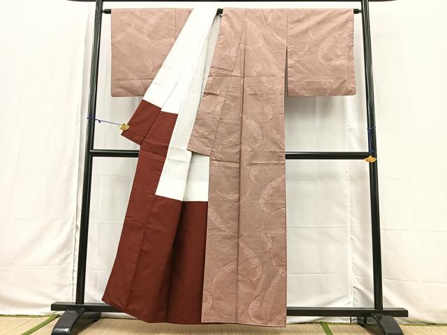 平和屋着物●本場大島紬 正絹 逸品 BAAV6966yc