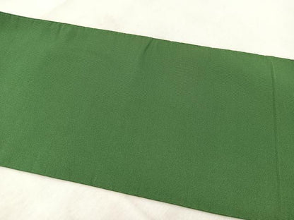 平和屋着物●爪掻き本綴れ 八寸名古屋帯 緑青色 正絹 逸品 BAAV7108yc