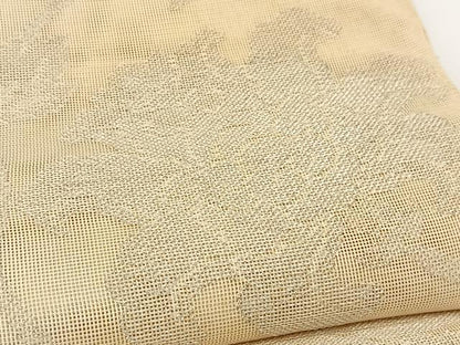 平和屋着物＊夏物 六通柄袋帯 更紗 銀糸 正絹 逸品 BAAV7118yc