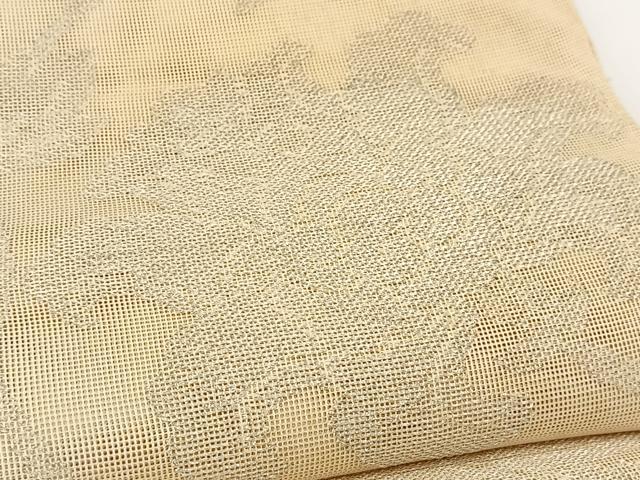 平和屋着物＊夏物 六通柄袋帯 更紗 銀糸 正絹 逸品 BAAV7118yc