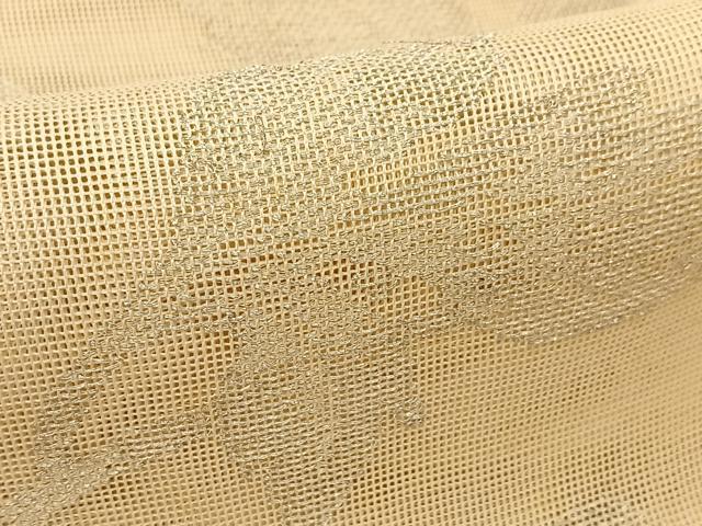 平和屋着物＊夏物 六通柄袋帯 更紗 銀糸 正絹 逸品 BAAV7118yc