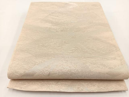 平和屋着物＊夏物 六通柄袋帯 芝草文 銀糸 正絹 逸品 BAAV7119yc