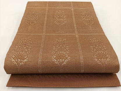 平和屋着物＊夏物　全通柄　本袋帯　草花文　金糸　正絹　逸品　未使用　BAAV7120yc