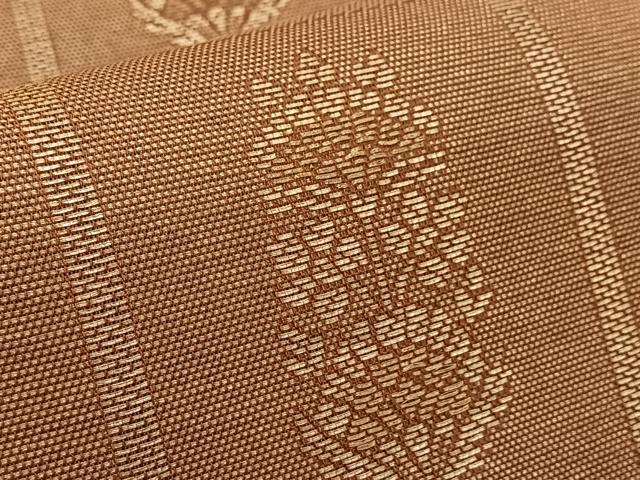 平和屋着物＊夏物　全通柄　本袋帯　草花文　金糸　正絹　逸品　未使用　BAAV7120yc