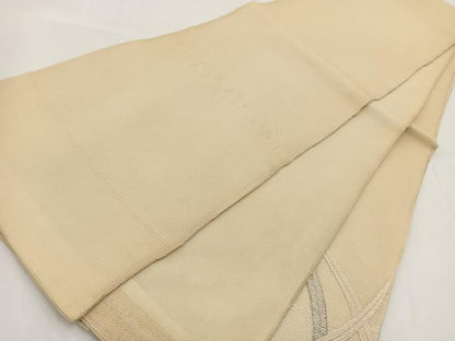 平和屋着物＊夏物 太鼓袋帯 渡り舟 銀糸 正絹 逸品 BAAV7125yc