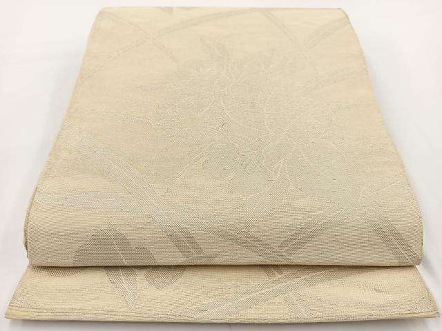 平和屋着物＊夏物 六通柄 京袋帯 本袋帯 カトレア 銀糸 正絹 逸品 BAAV7129yc
