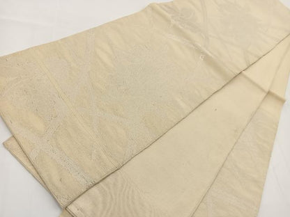 平和屋着物＊夏物 六通柄 京袋帯 本袋帯 カトレア 銀糸 正絹 逸品 BAAV7129yc