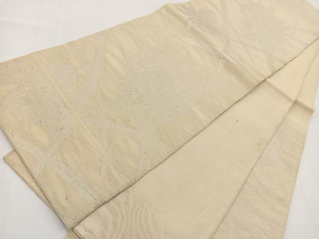 平和屋着物＊夏物 六通柄 京袋帯 本袋帯 カトレア 銀糸 正絹 逸品 BAAV7129yc