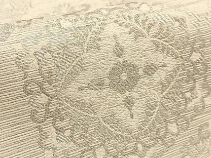 平和屋着物＊夏物 六通柄袋帯 唐織 プラチナ箔 亀甲吉祥文 正絹 逸品 BAAV7134yc