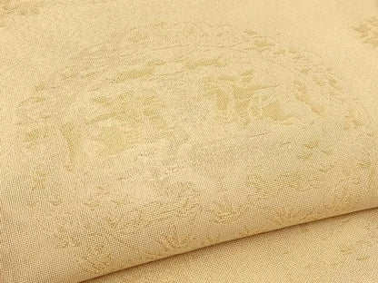 平和屋着物＊夏物 六通柄袋帯 狩猟文 金銀糸 正絹 逸品 未使用 BAAV7136yc